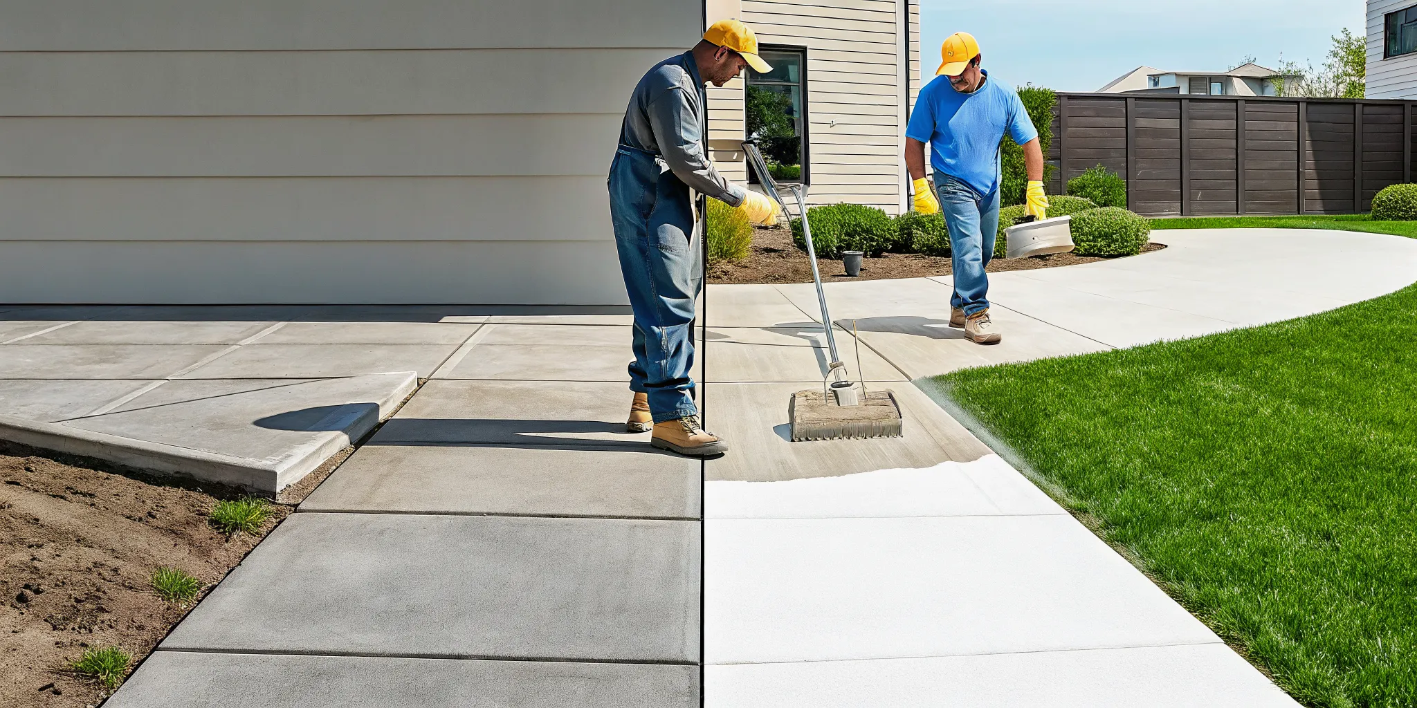 Polyurethane foam vs mudjacking comparison for leveling sunken concrete in North Texas
