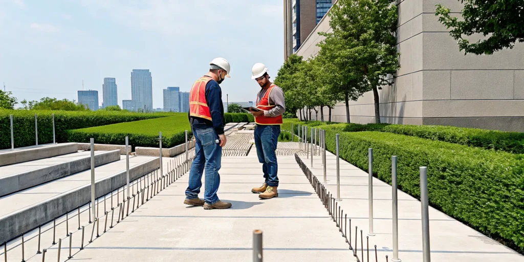 Commercial foundation repair for a large building in Dallas Fort Worth.